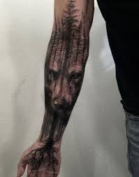 Arm Tattoos For Men Wolf Tattoo Sleeve Roots Tattoo Forest Tattoos
