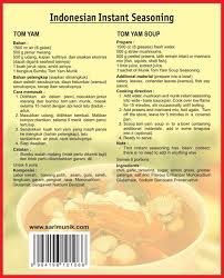 Tapi tidak perlu khawatir, bumbu masak tersebut bisa diganti dengan bahan lain yang mudah didapat dan tentunya halal. Jual Munik Bumbu Tom Yam 130 Gram Di Lapak Munik Bumbu Official Bukalapak