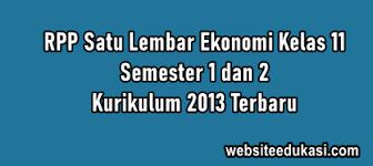 Silabus terbaru revisi 2020 ekonomi kelas xi. Rpp 1 Lembar Ekonomi Kelas 11 Revisi 2021 Lengkap
