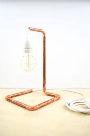 Diy Kupfer Lampe Aus Dem Baumarkt Monochrome Kupferlampe Rohrleuchte Kupferrohr