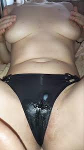 Fuck friends tight wife and cum in panties cum