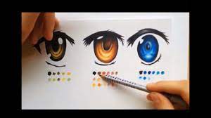 I make the time faster in the clothes part. How To Color Using Colored Pencils Manga Eyes Youtube