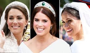 Three days after the wedding, meghan and harry publicized their baby news via kensington palace's instagram page. Royal News Did Meghan Markle Kate Middleton Or Princess Eugenie Tiara Cost 10 Million Express Co Uk