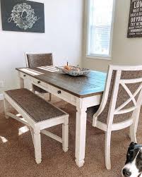 Bolanburg Dining Room Bench Two Tone In 2020 Counter Height Dining Room Tables Dining Room Bench Dining Room Table