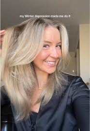 feel myself again🥹 #blondehair #hairtok #fyp