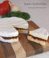 Italian Stuffed Brie Step Away From The Carbs Low Carb Recipe Best Low Carb Recipes Low Carb Recipes Dessert Low Carb Breakfast Recipes