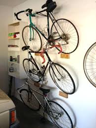 Diy Wall Mount Bike Rack Stacking Leaning Garage Bike Rack Great For A Family Of Bike Riders Bike Racks Bike Rack Garage Garage Decor Garage Storage Solutions