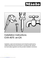 Maybe you would like to learn more about one of these? Miele Cva 4075 Manuals Manualslib