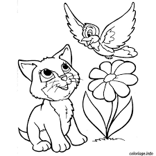 coloriage chat animaux dessin a colorier de train metra