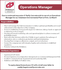 Operations Manager - O'Reilly Concrete