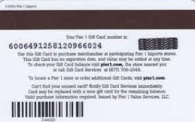 According to a national retail federation research, most people request. Gift Card Pier 1 Imports Pier 1 Imports United States Of America Pier 1 Imports Col Us Pier1 007