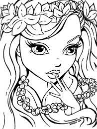 See more ideas about coloring pages for girls, coloring pages, coloring books. Girl Coloring Pages Hard Coloring And Malvorlagan