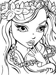 By the way psychologies insist that coloring helps children to relax and forget about their troubles. Girl Coloring Pages Hard Coloring And Malvorlagan
