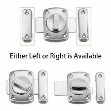 Bend the paper clip so that a portion of it is long and straight enough to insert into a small hole on the door knob. Buy Lock Chrome Bathroom Door Toilet Turn Rotate Twist Bolt Privacy Catch Latch At Affordable Prices Free Shipping Real Reviews With Photos Joom