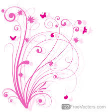 Vector Floral Design 5 Pink Floral Background Pink Floral Background Floral Background Free Vector Art