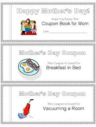 Mothers Day Crafts Mother S Day Coupons Mother S Day Activities Coupon Book