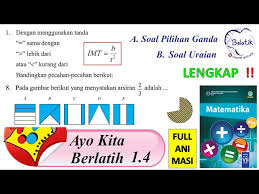 Blog yang berisi kumpulan contoh format rpp dan silabus untuk berbagai jenjang. Lengkap Ayo Kita Berlatih 1 4 Kelas 7 Smp Mts Membandingkan Bilangan Pecahan Paket Bse Halaman 45 Youtube