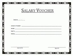 Salary Voucher Template Doctors Note Template Word Template Voucher Template Free