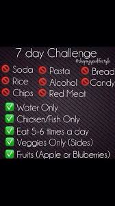 Fast And Effective Diet To Lose 10 Pounds In One Week Health Fitness Health 7 Day Challenge