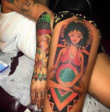 Melaninterest Is Under Construction Black Girls With Tattoos Queen Tattoo Black Tattoos