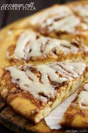 Made This Last Night Dessert Pizza So Easy So Yummy 4 Out Of 5 Stars Cinnamon Roll Desserts Dessert Pizza Recipes Dessert Pizza