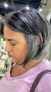 Grey Hair Blending and Highlights Transformation