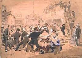 Pinned By The Crow Hotel Ballroom Scene Ballarat Victoria 1850s Ivan