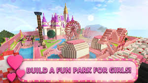 Enjoy swimming fun in water park sliding free game Girls Theme Park Craft Water Slide Fun Park Games Mod Apk Unlimited Resources Apkton Com