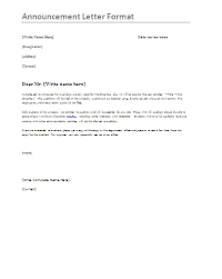We did not find results for: Announcement Letter Template Free Word Templates