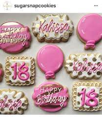 Whether you're dreaming up a themed unicorn birthday cake or planning an afternoon tea party, find everything you need to add the perfect finishing touches! 18th Birthday Cookie Cake Designs Http Dimitrastories Blogspot Com