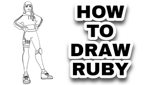 I think you should check out some of my fortnite stuff. How To Draw Ruby From Fortnite Step By Step Drawing Tutorial Youtube