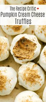 Combine Cream Cheese With Pumpkin And A Few Amazing Ingredients To Get A Delicious Truffle Creamy Melt In 2020 Pumpkin Cream Cheeses Yummy Fall Recipes Pumpkin Cream