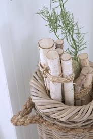 Maybe you would like to learn more about one of these? Winter Arrangement Wood Burlap Jute Basketry And A Touch Of Evergreen Birch Logs Winter Decor Decor