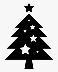 The christmas tree is a tradition that we celebrate in every christmas day. Christmas Tree With Stars Ornaments Christmas Tree Silhouette Png Transparent Png Transparent Png Image Pngitem