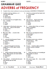 The definite adverb of frequency and the indefinite adverb of frequency. Adverbs Of Frequency All Things Grammar