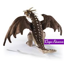 It's the largest breed of dragon / it has metallic gray scales. Soft Toy Hungarian Horntail From Noble S Harry Potter Collection