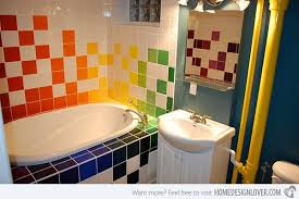 See more ideas about kids' bathroom, bathroom kids, dirty dog. 15 Lively Multi Colored Bathroom Designs Home Design Lover Colorful Bathroom Tile Childrens Bathroom Bathroom Decor Colors