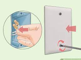 Stainless steel phone wallplates angled stainless steel w/id windows residential. Easy Ways To Cover A Phone Jack On The Wall 10 Steps Wikihow
