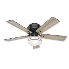 Farmhouse inspired rustic ceiling fans will make the perfect statement in any modern country home or cabin setting. Hunter Cedar Key Low Profile 52 Led Outdoor Ceiling Fan