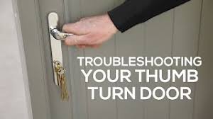 For fire egress doors in public or commercial buildings, deadbolts and other types of locks are prohibited unless the lock can be cleared from the occupancy side automatically, such as by panic hardware or by an electric device tied to the fire alarm. Troubleshooting Your Thumb Turn Door Youtube