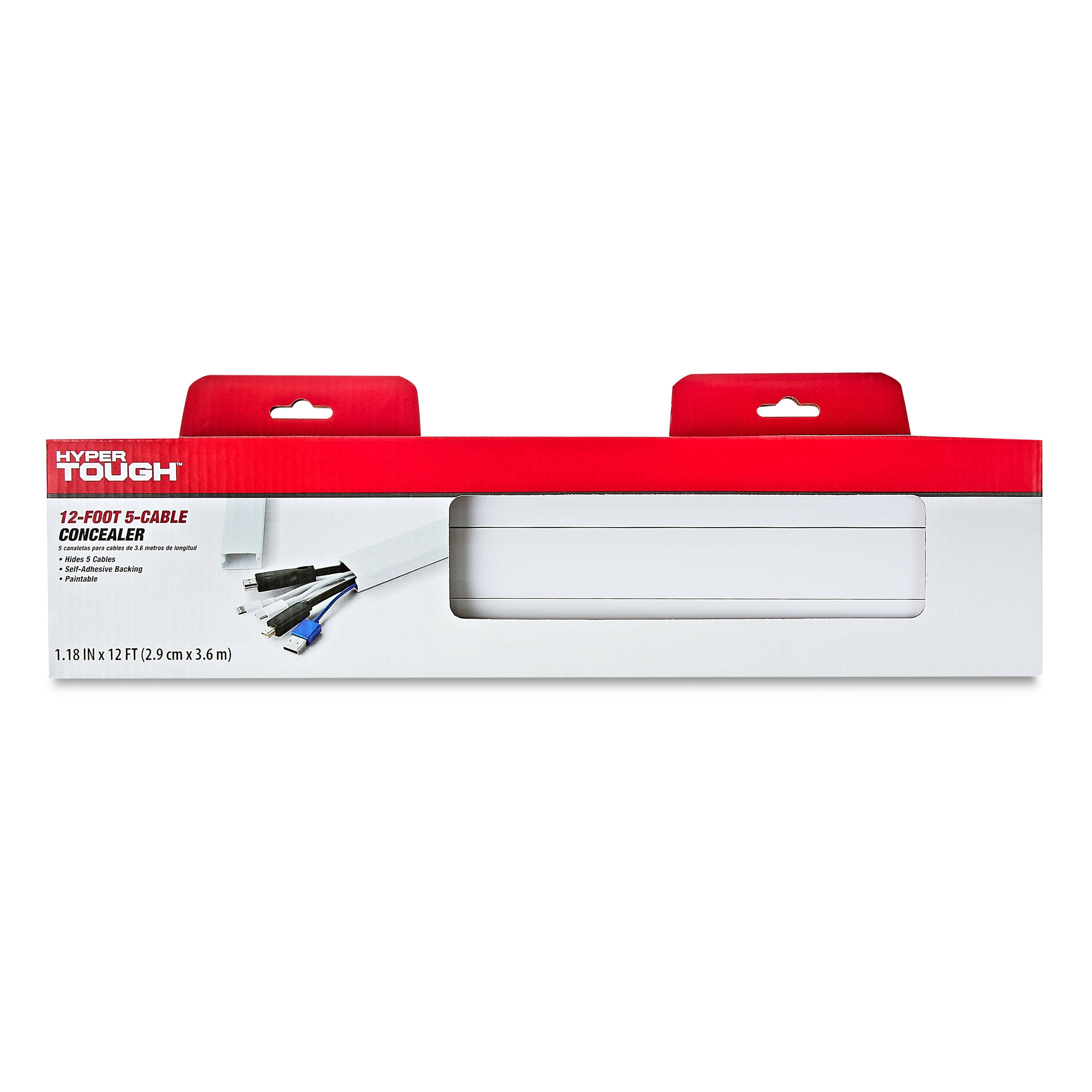 Hyper Tough 5-Cable Concealer Pvc