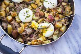 Butter, leftover meat, shredded cheddar cheese, onion, green onion and 3 more. Leftover Prime Rib Hash Skillet The Kitchen Magpie