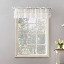 Get it as soon as mon, may 17. No 918 Joy Lace 15 Inch Rod Pocket Sheer Kitchen Curtain Valance Bed Bath Beyond