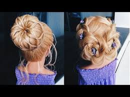 прически на средние волосы на выпускной в детский сад Puchok Iz Volos Na Srednie Volosy Pletenie Volos Video Urok 4 Easy Messy Hair Bun Youtube Volosy Malenkih Devochek Pricheski Pletenie Kos
