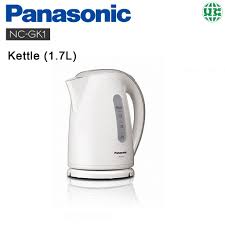 Memiliki kapasitas penampungan air 1.5 liter dan bahan terbuat dari stainless steel food. New Panasonic Nc Gk1 1 7l Cordless Electric Kettle White Teko Pemanas Air Shopee Indonesia