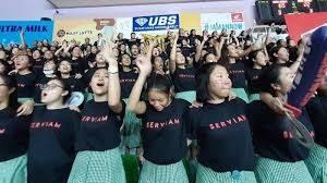 Sekolah menengah atas santa ursula jakarta merupakan salah satu sma swasta terbaik di dki jakarta karena sma islam al azhar pusat jakarta juga sering berpartisipasi sebagai peserta dalam olimpiade baru, kota jakarta selatan, daerah khusus ibukota jakarta 12110kodepos, 123456. Final Honda Dbl 2019 Suporter Sma Santa Ursula Ajak Alumni 1980 Sma Kolese Kanisius Beli 400 Tiket Halaman All Tribun Jakarta