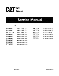 Your authorized caterpillar service information source. Cat Lift Trucks Service Manual
