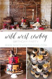 Cowboy hats, bandanas, favor mustaches, and faux leather chaps are all here, priced to agree with a ranch cowboy's budget. Eli S Wild West Birthday Party Mint Event Design
