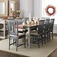 Village Grigio Wood Dining Chair Crate And Barrel Rug Under Dining Table Wood Dining Chairs Rug Under Table