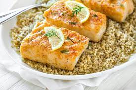 Baked Halibut | The Cozy Apron